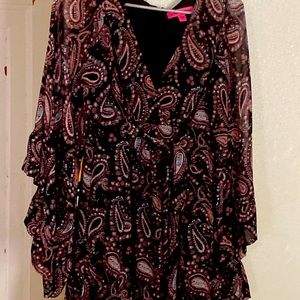 Betsey Johnson, bell sleeve dress